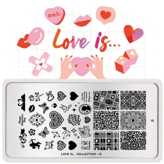 Love Is Stempelplaat 15