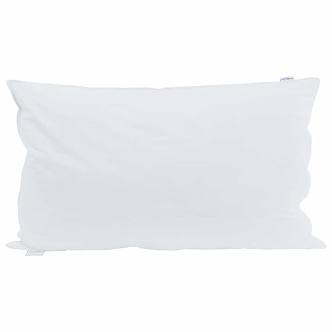 vidaXL - Hoofdkussen - 2 - st - 40 - x - 80 - cm - Veer - Wit