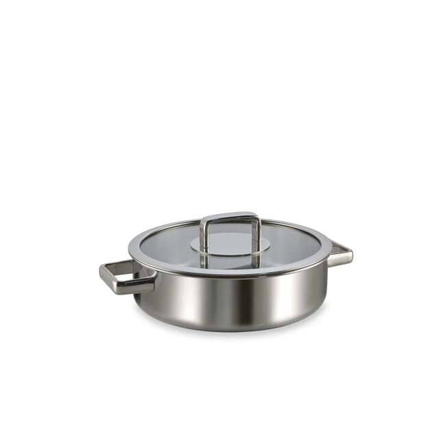 Habonne Royal Hapjespan - 24 cm - met glazen deksel