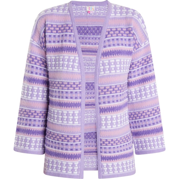 IZIA Vest Dames Lila veelkleurig