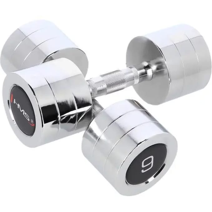 HMS Chroom Dumbbell Set - 2 x 9 kg