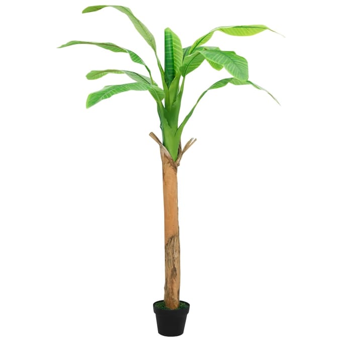 vidaXL - Kunstboom - met - pot - banaan - 180 - cm - groen