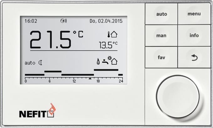 Nefit Moduline 3000 - klokthermostaat - modulerend - 7738112366