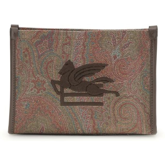 Bruine Kalfsleren Bos Taurus Clutch Bag