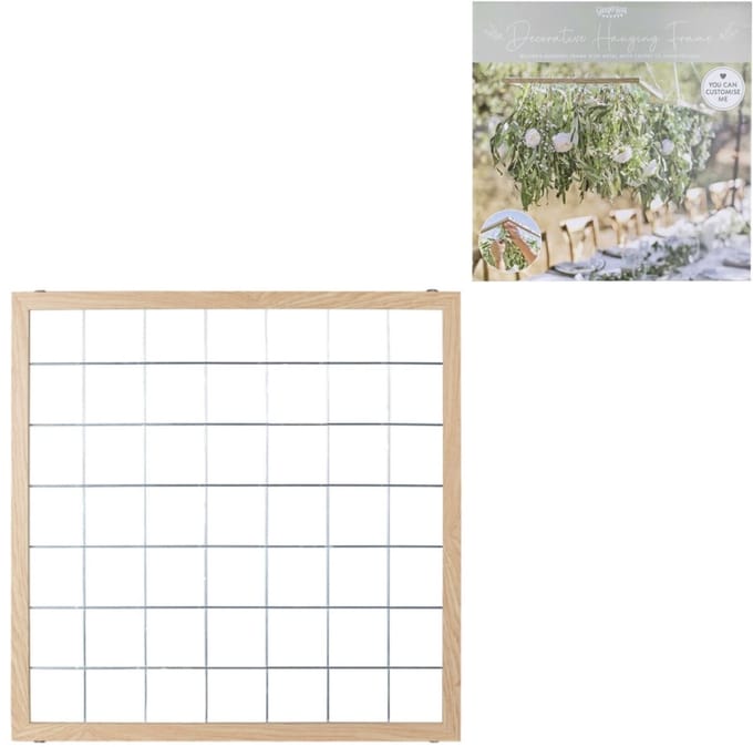 Ginger Ray - Ginger Ray - Houten ophangrooster bloemen en bladeren