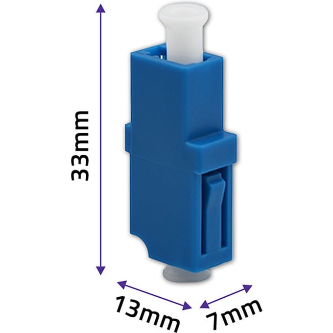 Qoltec glasvezeladapter LC/UPC |   Simplex |   Singlemode
