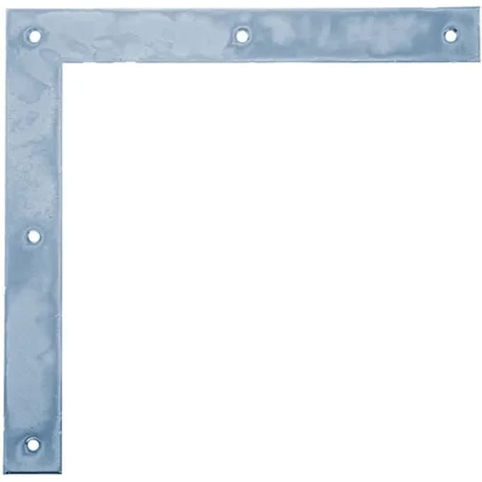 Alberts Poorthoek Galvanisch Blauw 200x200x3mm
