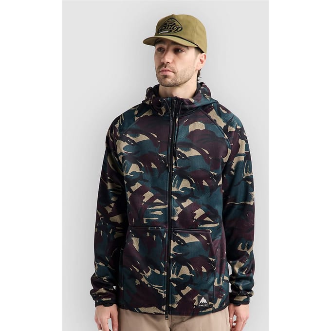 Burton Crown Wpf Zip Hoodie camouflage