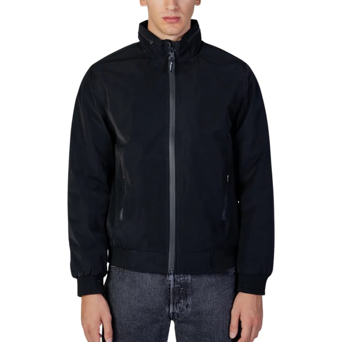 Aquascutum Actieve Stads Zwarte Jas