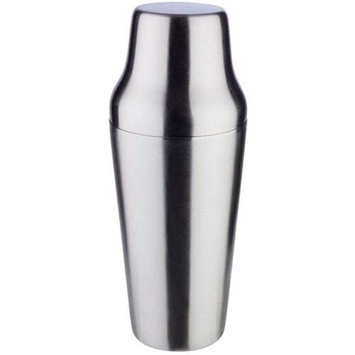 (6 stuks) Franse cocktailshaker (Parisian) - 2-delig set - RVS - 0,7L