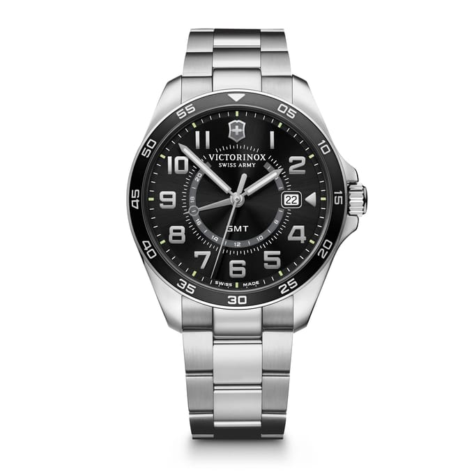 VICTORINOX FIELDFORCE CLASSIC GMT horloge Kwarts (241930) black