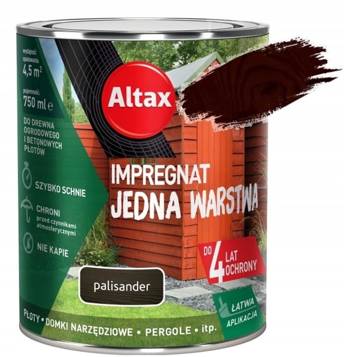 Altax - Impregneermiddel - Een Laag - Palisander - 750ml