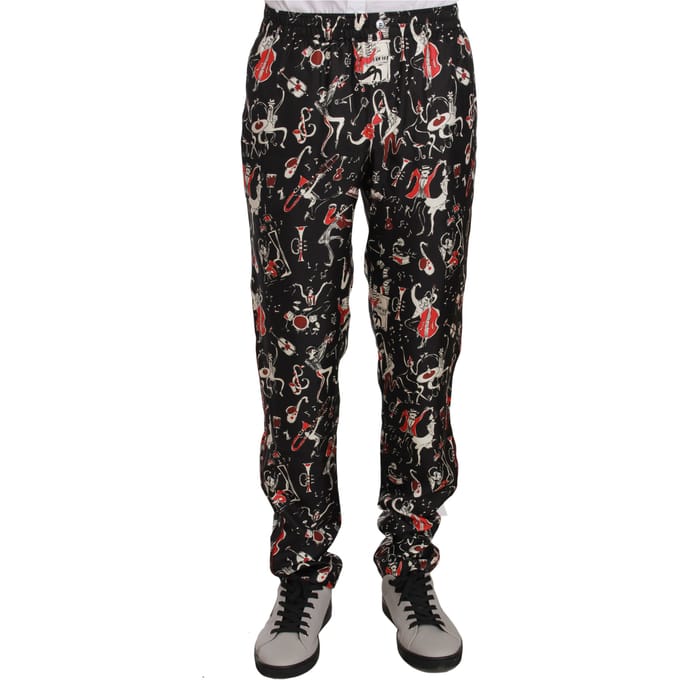 Muziekprint Broek Pt0846