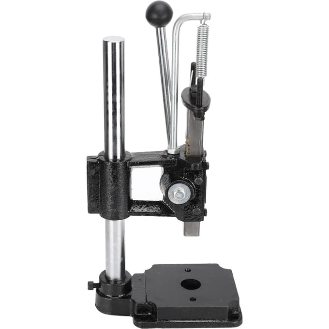 Mini Handmatige Ponsmachine Handgebruik Hakken Stil Leer Stempelen Gatenmaker gray