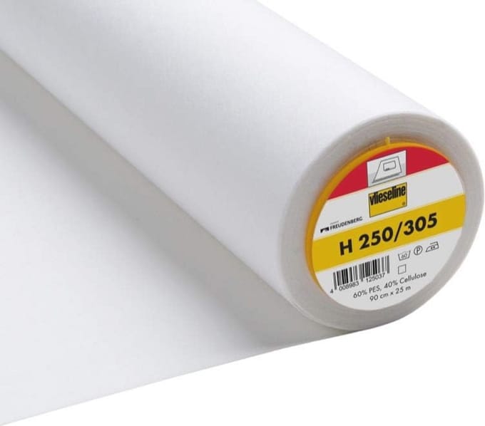 Stevige Strijkinleg H250 - Kleur & Maat Opties - 3 Meter x 90cm