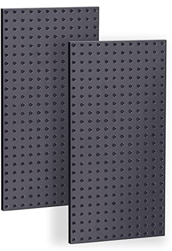 Metalen Pegboard Wandpanelen voor Garage Tool Opslag - Set van 2 Stuks