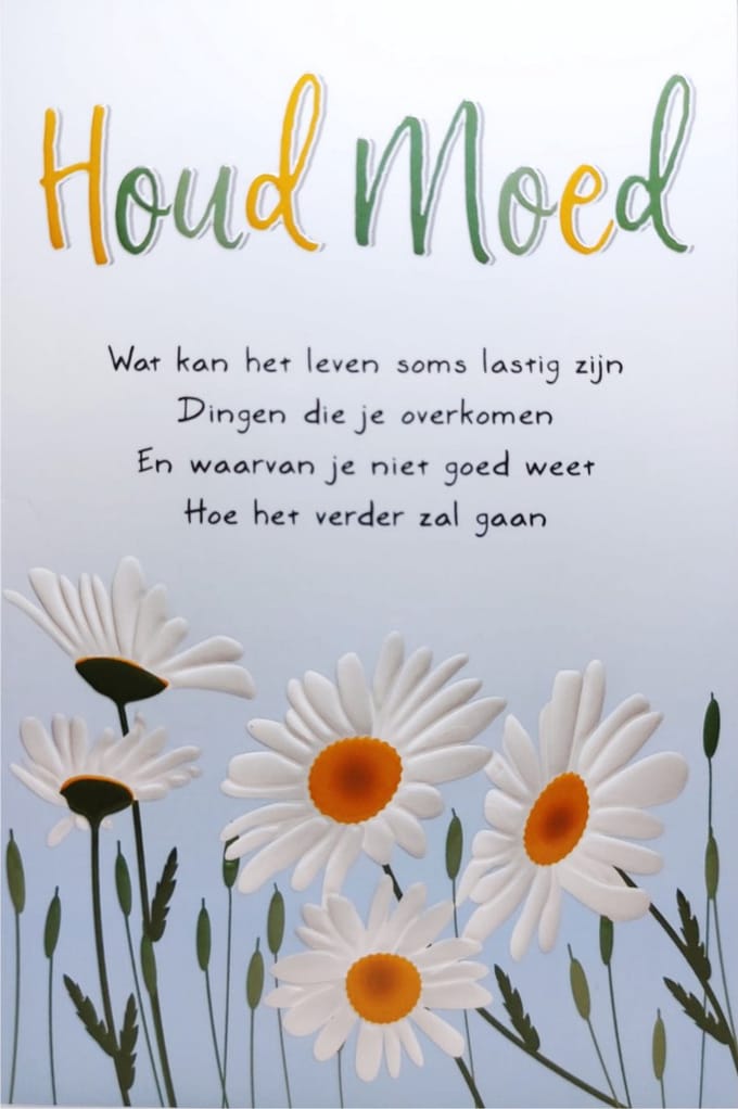 Kaart - Artige - Intense - Houd moed - TE054-C