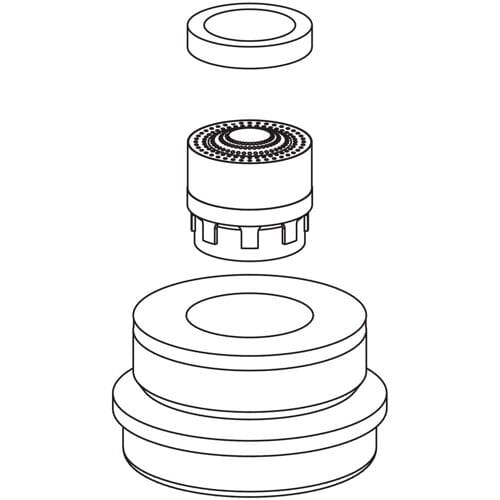 KWC Ono replacement shower strainer shower insert Z.535.562