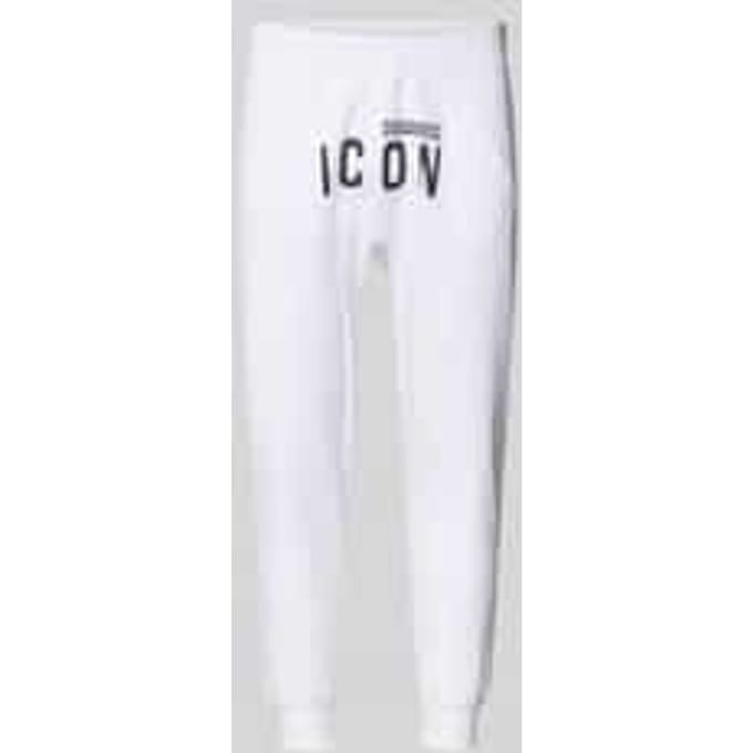 Sweatpants met labelprint