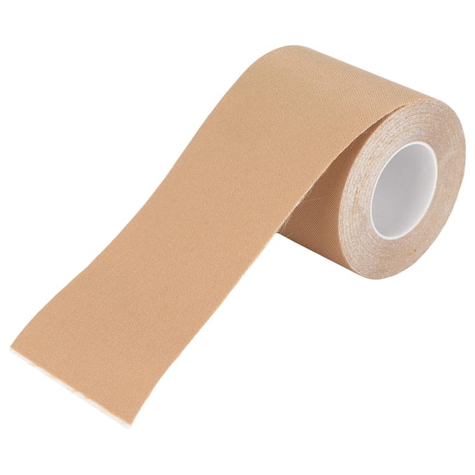 Borsttape Bootytape Borstlift Borstondersteuning 5cmx5m Elastisch Ademend voor Voetspier beige