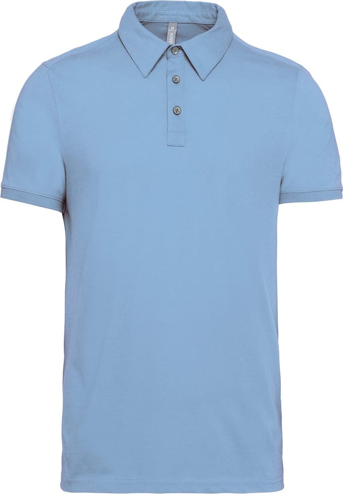 Kariban Herenpolo korte mouwen van jersey K262 - sky blue - M