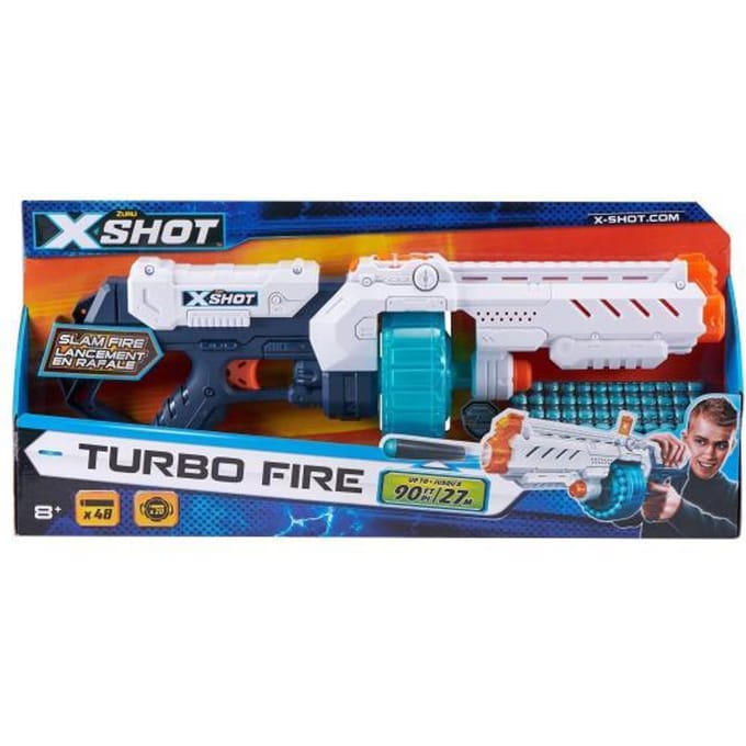Xshot -shot Turbo Fire met 48 darts Dartgeweren