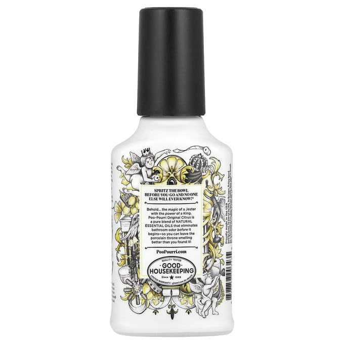 Poo-Pourri, Before-You-Go Toiletspray, Original Citrus, 118 ml (4 fl oz) white