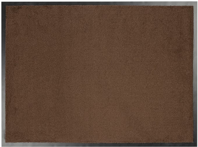 FLOORDIREKT Deurmat Performa - Hoog Absorptievermogen - Voor Binnen en Buiten - Bruin - 60 x 90 cm