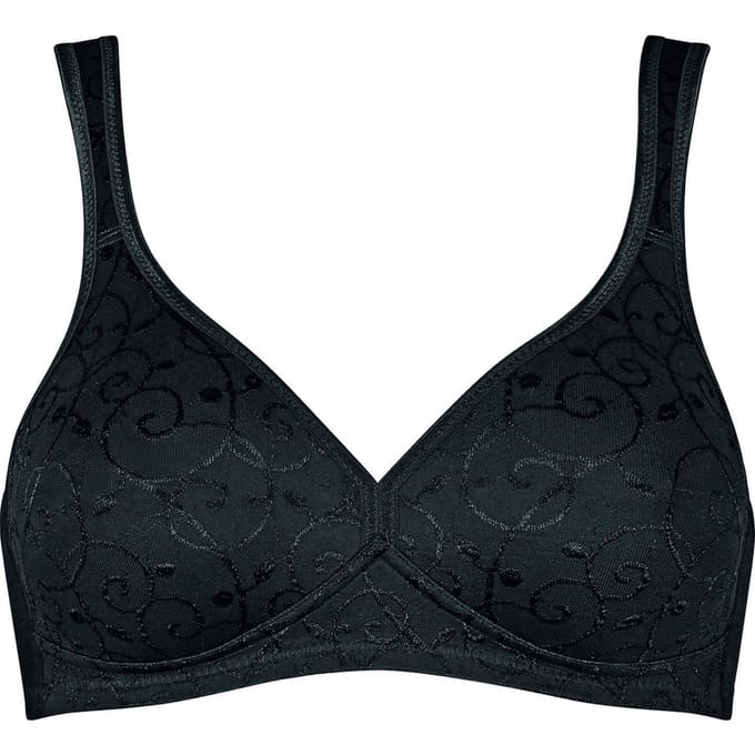 Triumph - Elegant Cotton N - BLACK - Vrouwen - Maat E85