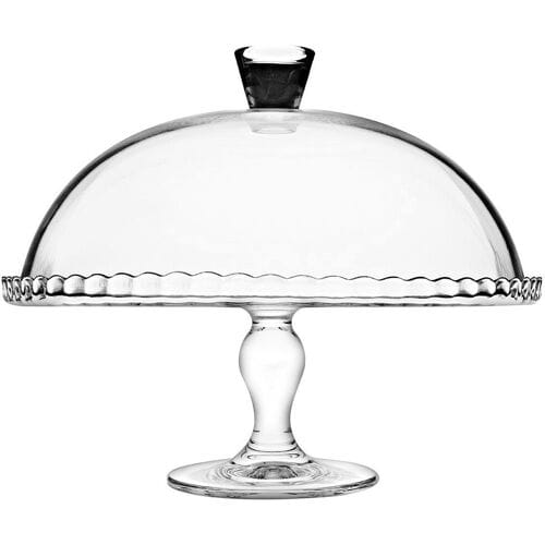 GGM Gastro (2 stuks) Buffetstandaard - glas - rond - Ø332mm - Hoogte: 262mm - incl. glashaube