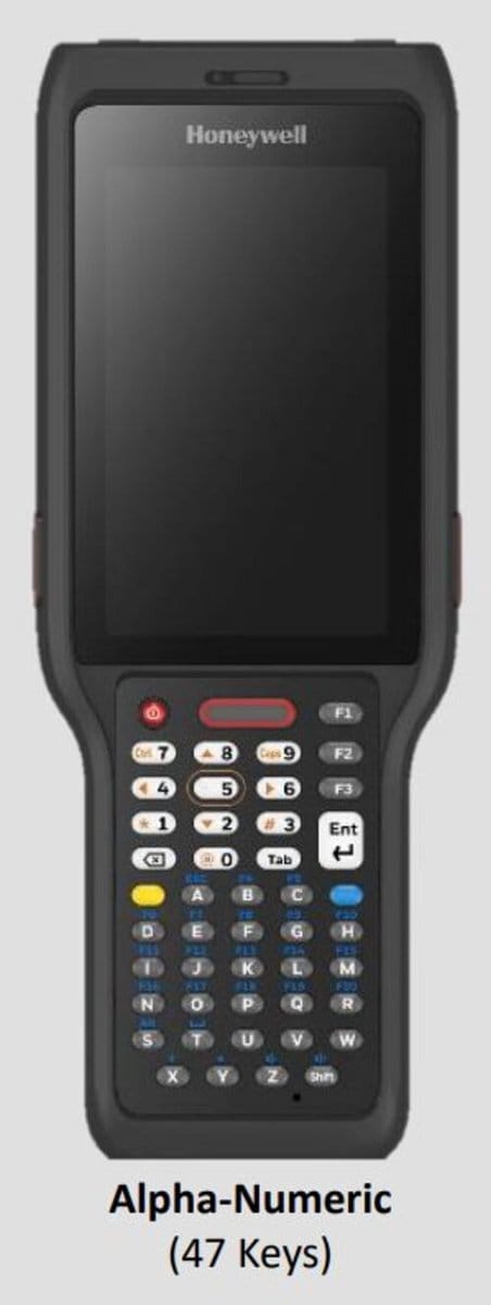 Honeywell CK62, 2D, 10.5 cm (4''), alfa, RTC, hot-swap, USB-C, BT, Wi-Fi, Android, kabel (USB), GMS