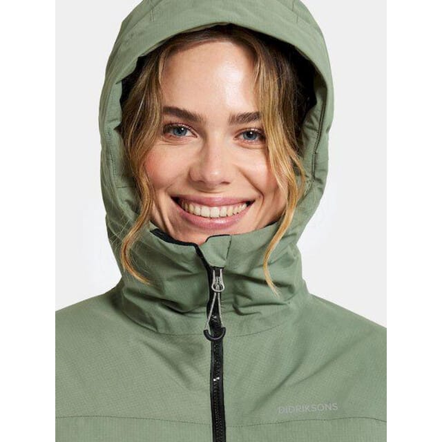 Didriksons MARGET WNS PARKA Dames Outdoorjas - Light Moss