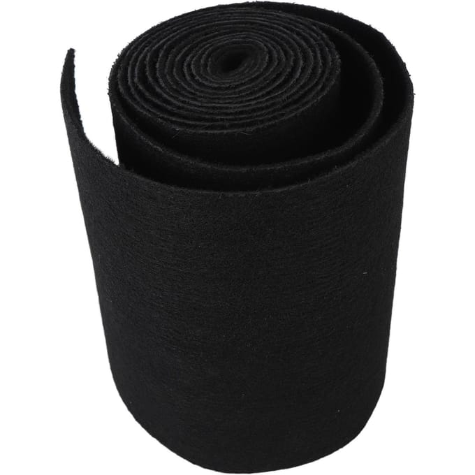 Aanhanger Stapelbed Tapijt Polypropyleen Boot Opvulling 24,5 cm Breedte Accessoire voor Boot Marine black
