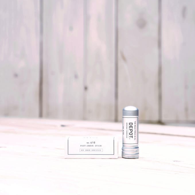 Dépôt, 400 Spécificités Rasage Non. 410, Astringent, Bâton Après-Rasage, 5 g