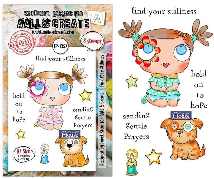 Aall & Create clearstamps A7 - Find your stillness