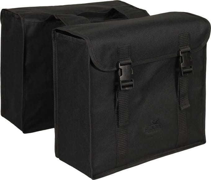 Greenlands - Dubbele Fietstas - 34 Liter - Zwart/Zwart