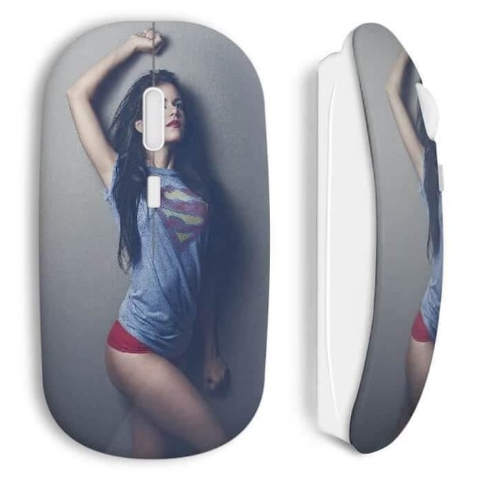 Sexy Girl Superman draadloze muis
