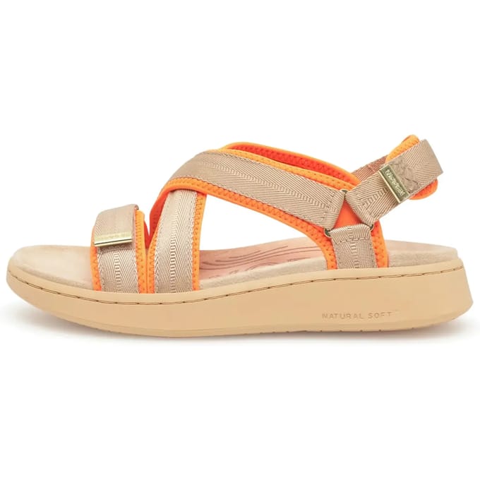 Woden Line Cross Sandalen Beige EU 40 Vrouw