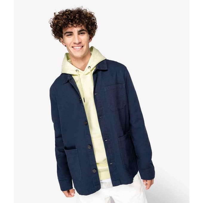 Native Spirit Heren Vervaagd Werkjack 3XL indigo