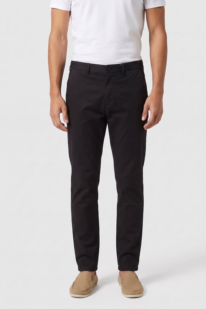 ARKET Edgar Slim Chino Black Maat: 52 Short | Chino's Outlet | Heren | Zwart