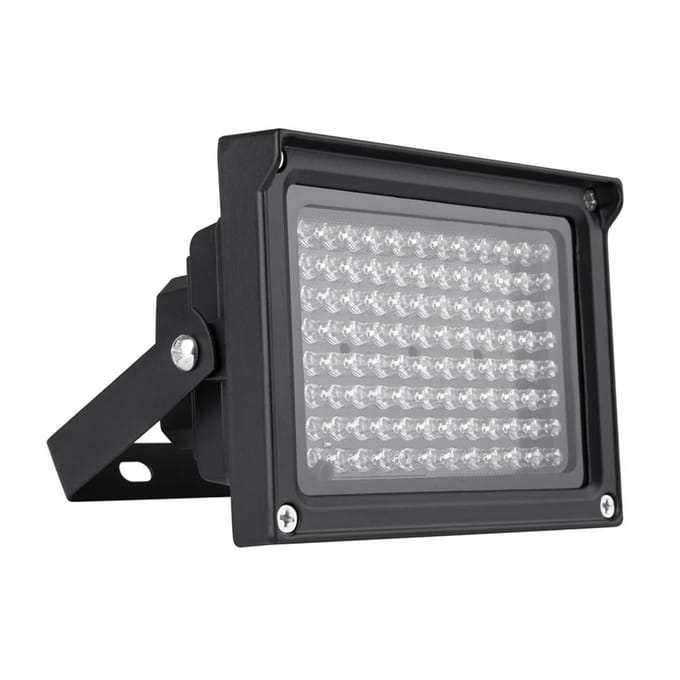 Hoogwaardige duurzame 96 LED's IR-verlichtingsarray Infraroodlampen Nachtzicht Buiten Waterdicht Voor CCTV-beveiligingscamera zwart