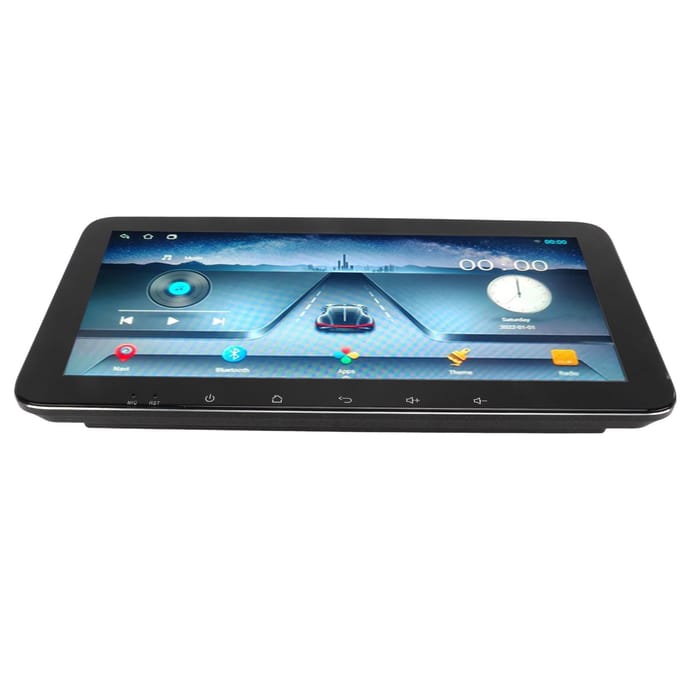 Navigation GPS pour voiture 11,3 pouces Écran tactile 2 Go de RAM 32 Go de ROM Quad Core Bluetooth Radio Stéréo FM Support WiFi pour Android 11 gray