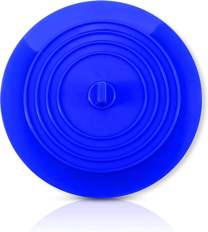 Afvoerplug - Waterstop Gootsteenstop - Water Besparen - Complete Afdichting - 152 cm - Blauw