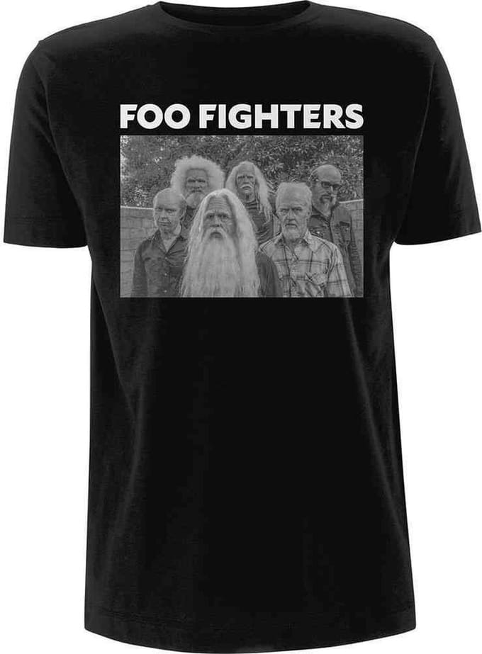 Foo Fighters - Old Band Photo Heren T-shirt - L - Zwart