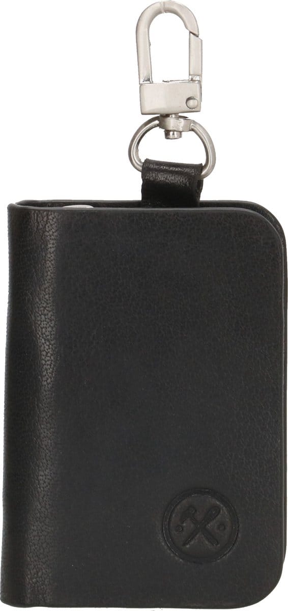 Hide & Stitches Yosemite Sleuteletui - 100% Leer - Zwart