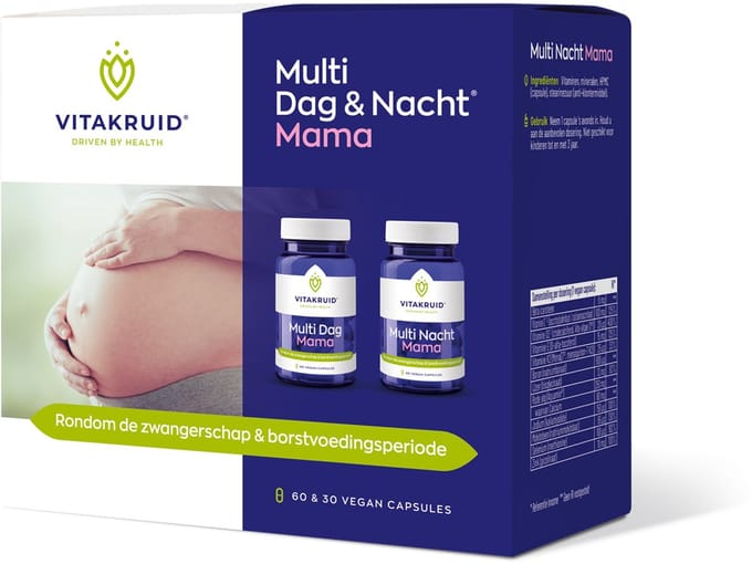 Vitakruid Multi Dag & Nacht Mama - 90 vegancapsules