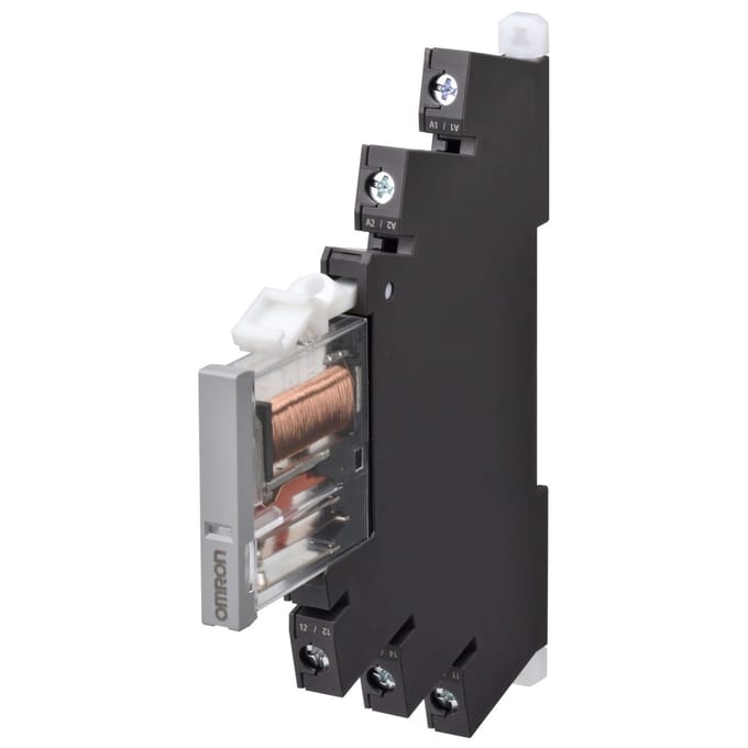 Omron 6mm Slim Spdt Relais 24Vdc 6A Met Socket - G2Rv8226C
