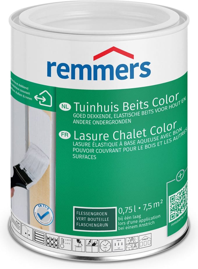 Remmers Tuinhuis Beits Color 2,5L Flessengroen