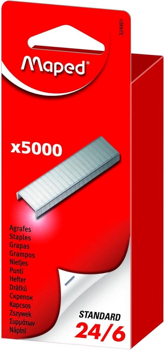 Standaard Nietjes 24/6 - 5000 Stuks