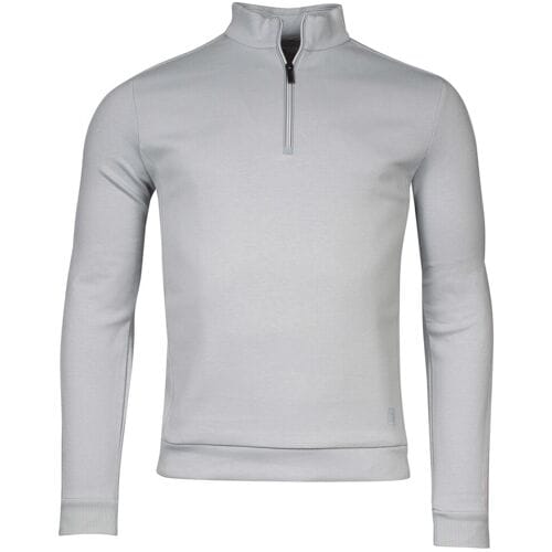 Thomas Maine Trui Sweatshirt Half Zip Doubleface Interlock Ice Green / male